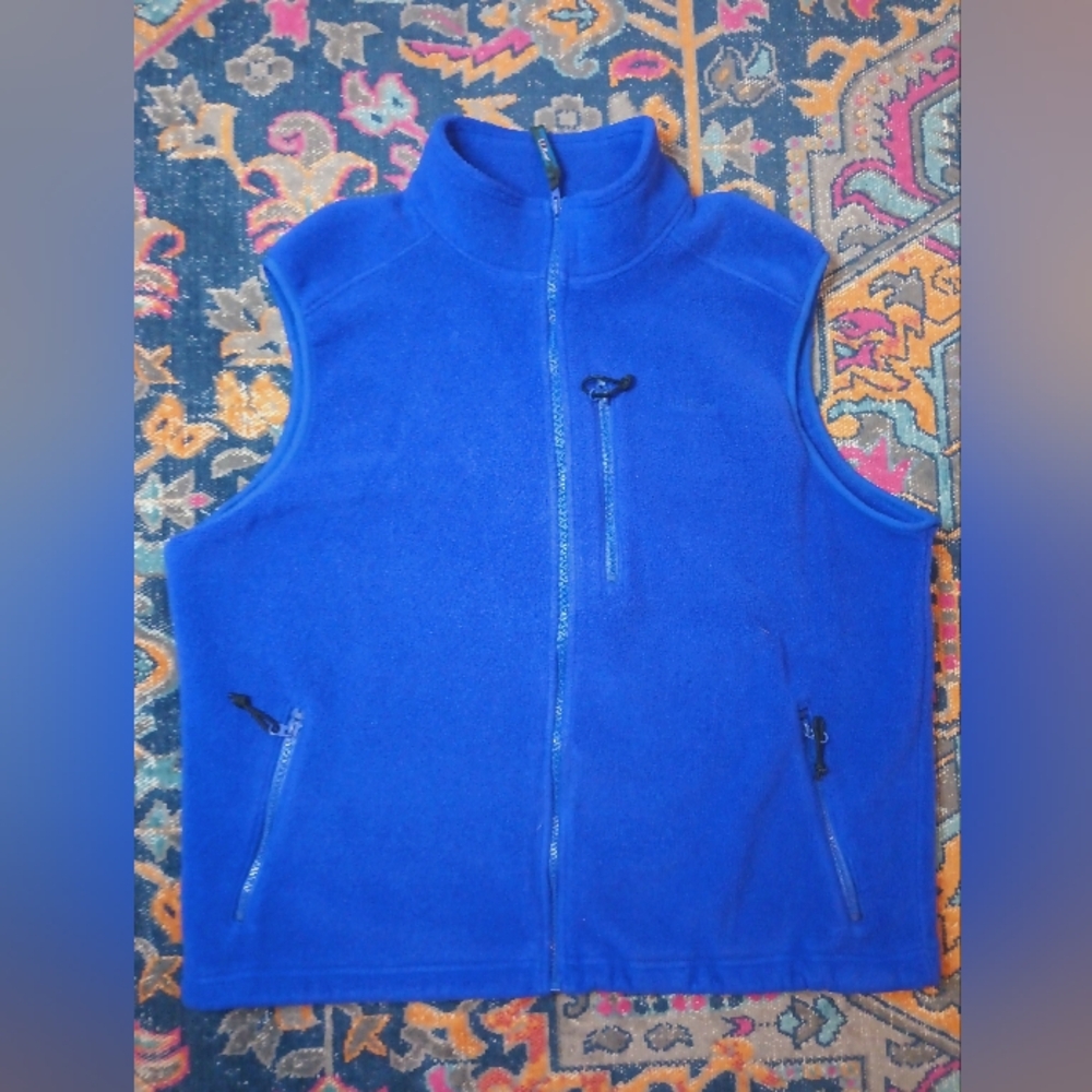 Vintage L.L Bean Fleece Zip Front Vest